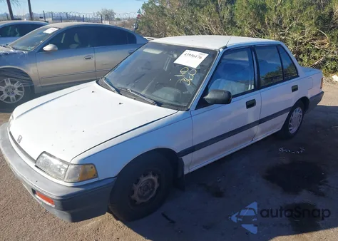1988 Honda Civic 1.5 Dx from USA, damaged, VIN JHMED3645JS000408